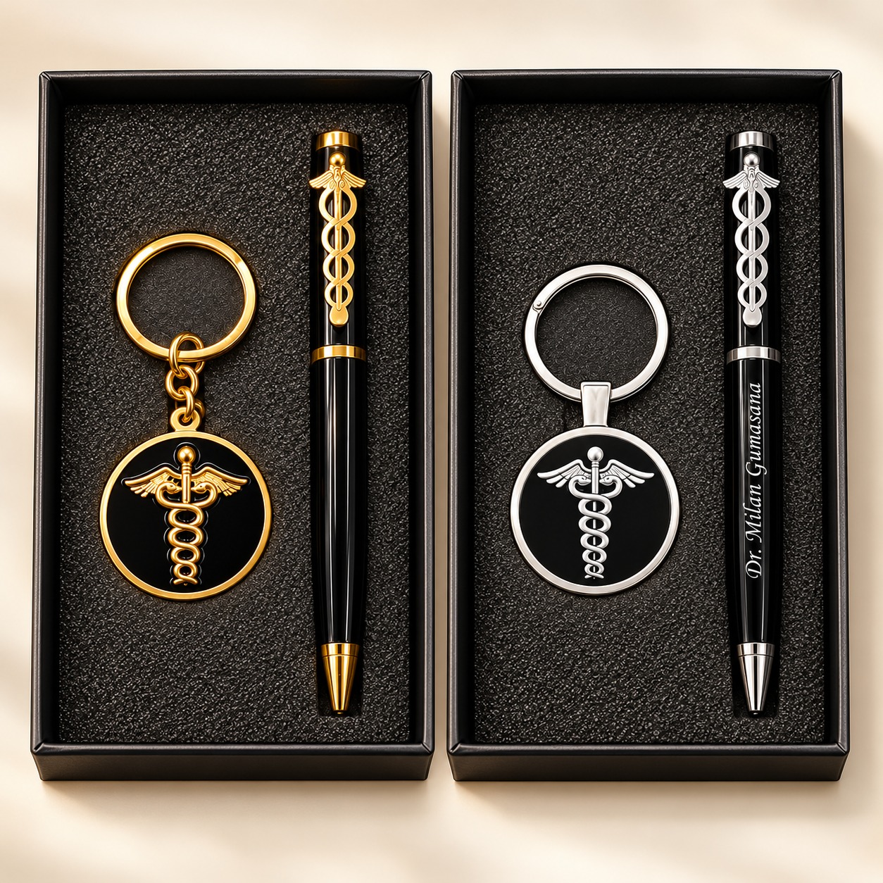 PK7 Doctor Pen & Keychain - Gift Set